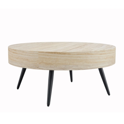 Table basse ronde, Couleur naturelle