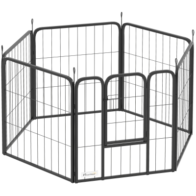 PawHut Heavy Duty Dog Playpen 60cm Indoor Outdoor