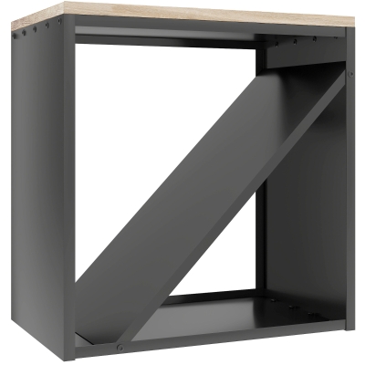 Outsunny Portalegna da Interno 2 in 1 con Divisorio, 58x36x60 cm