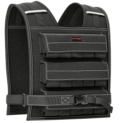 Weighted 15KG Vest 50L x 40Wcm Black