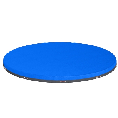 Outsunny Bâche Piscine Ronde 450cm Imperméable Bleu