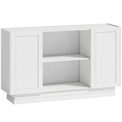 HOMCOM Sideboard Storage Cabinet 133cm Soft Close Doors White