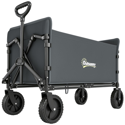 Garden Cart 90L x 48W x 62H cm Grey