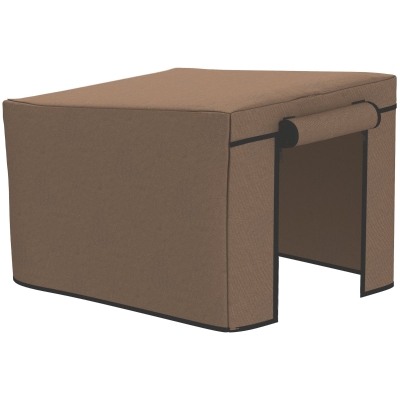 PawHut Waterproof Rabbit Hutch Cover Brown 43x52x37cm