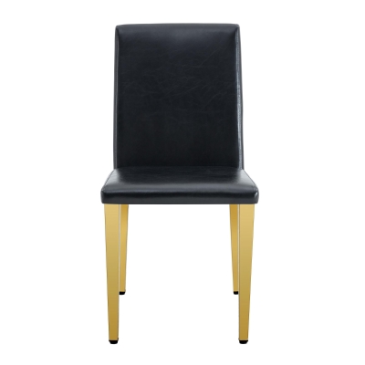 Chaise de salle à manger, Noir+Or