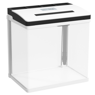 PawHut Acquario 13L a Illuminazione LED con Pompa Silenziosa