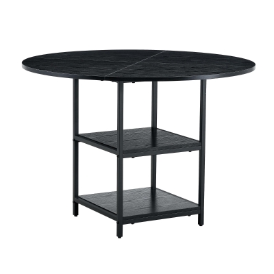 Table ronde 107 cm de diamètre, Noir