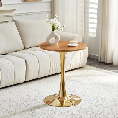 Table d'appoint ronde, Couleur naturelle