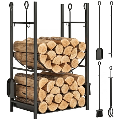 Outsunny Portalegna 44.5cm x 29.5cm x 73cm Nero