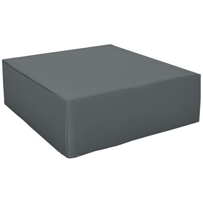 Outsunny Rattan Furniture Cover Water UV Resistant Grey 205x192cm