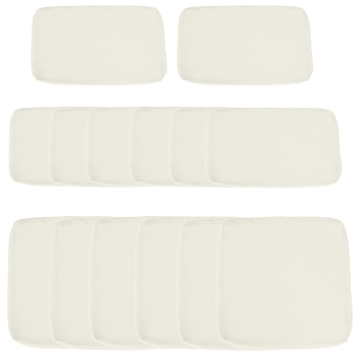 Outsunny Rattan Sofa Cushion Cover Replacement Outdoor Beige
