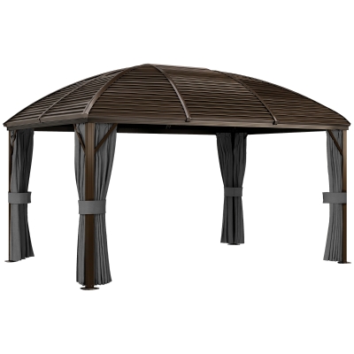 Gazebo 398cm x 298cm x 280cm Dark Grey