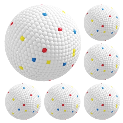 PawHut Dog Balls Indestructible Chew Toys 6 Pack