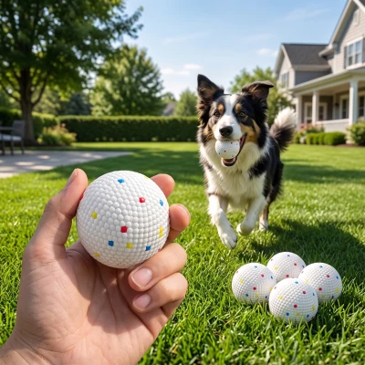 PawHut Dog Balls Indestructible Chew Toys 6 Pack