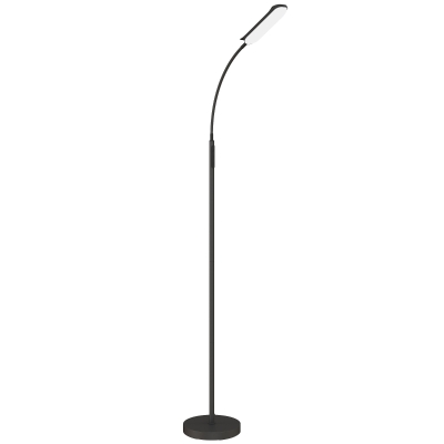 HOMCOM Lampadaire Salon Noir Télécommande Température Réglable