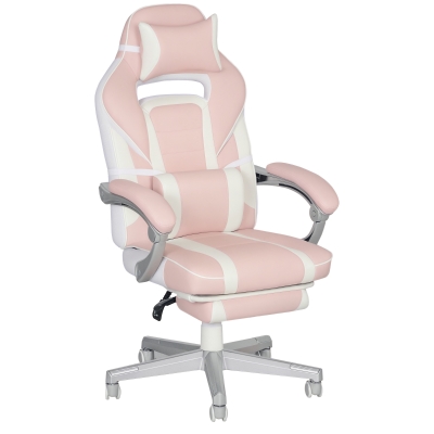 Gaming Chair 115.5-123H x 63W x 63Dcm Pink