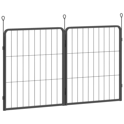 dog playpen 56W x 60H x 1.5Dcm Black