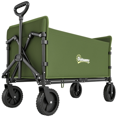 Garden Cart 90L x 48W x 62H cm Green