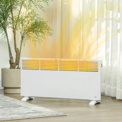 Heater 86W x 21.5D x 43.5Hcm White