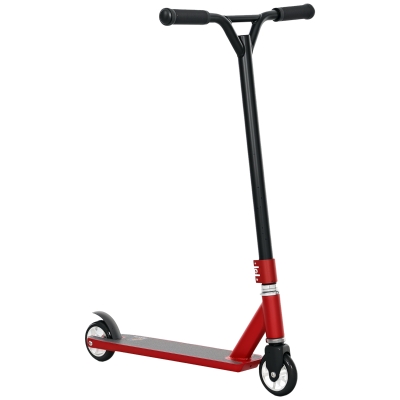 HOMCOM Stunt Scooter Aluminium Deck ABEC 7 Red