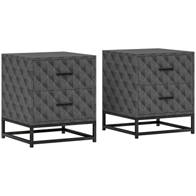 Nightstand 40W x 39.5D x 48Hcm Grey