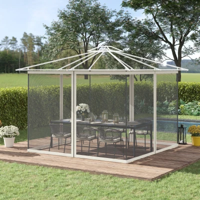 Gazebo Netting 302 cm x 207 cm White