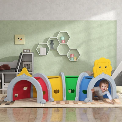 Kids Play Tunnel 194L x 88W x 86Hcm multicoloured