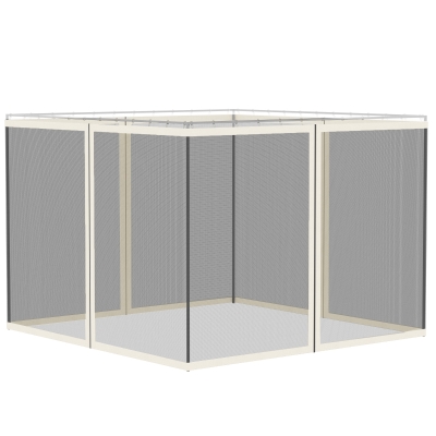 Gazebo Netting 302 cm x 207 cm White