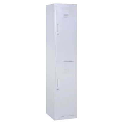 Vinsetto Steel Locker Cabinet Storage Vertical Grey 38x46x180cm