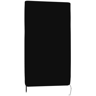 SPORTNOW Funda para Mesa de Ping-Pong con Cremallera Anti-UV e Impermeable para Interior y Exterior 275x153x5 cm Negro