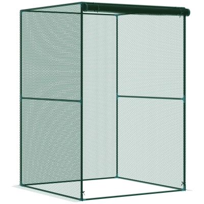Outsunny Serre Tomates Verte HDPE Protection Solaire 120cm