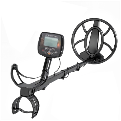 Outsunny Metal Detector Waterproof LCD Display with Bag & Shovel