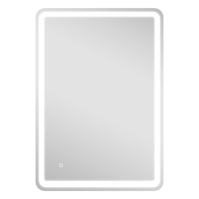 HOMCOM Espejo de Baño con Luces LED 70x100 cm 3 Colores de Luz Brillo Regulable Función Antivaho Función de Memoria IP44