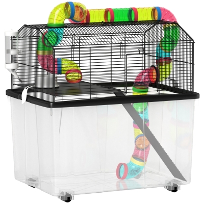 hamster cage 58L x 43W x 57Hcm Multicoloured