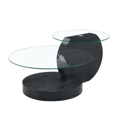 Table basse moderne minimaliste, Transparent
