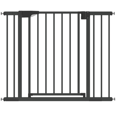 PawHut Barrière Sécurité 76-102cm Pression Sans Perçage Blanc