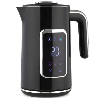HOMCOM Electric Kettle 1.7L Fast Boil LED Display Black