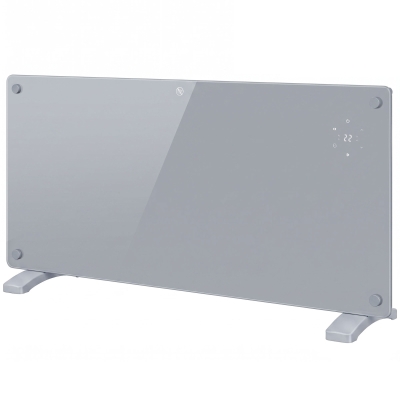 HOMCOM Smart Panel Heater Wall-Mounted/Freestanding Grey 2000W