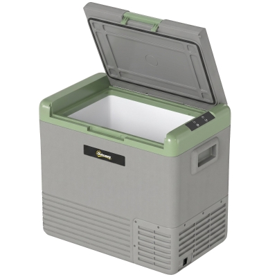 Outsunny Portable Car Refrigerator 50L Light Green/Grey