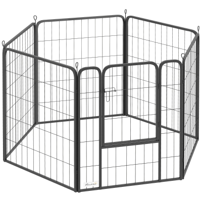 PawHut Heavy Duty Dog Playpen 80cm High for Indoor Outdoor
