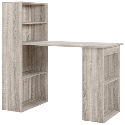 Computer desk 120L x 55D x 120H cm Grey