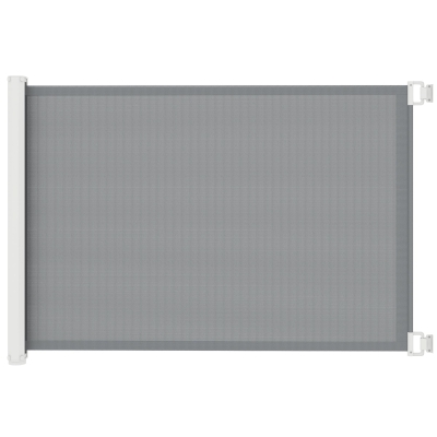 PawHut Cancellino per Cani Estensibile 115 cm max Bianco e Grigio