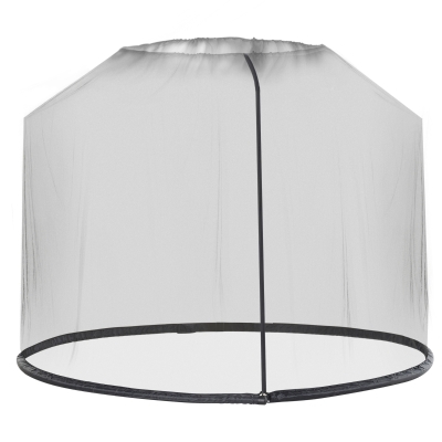 Outsunny Zanzariera Ombrellone 3x2.3m Regolabile con Cerniera