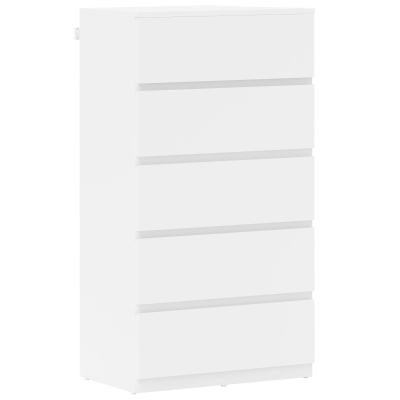 Drawer Cabinet 55cm x 33cm x 100cm White