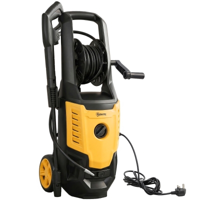 Outsunny 2200W Pressure Washer Adjustable Nozzle Yellow