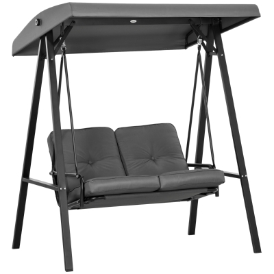 Swing Chair 145L x 116W x 172Hcm Dark Grey