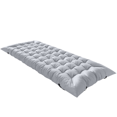 Outsunny Foldable Camping Mattress Pad Light Grey