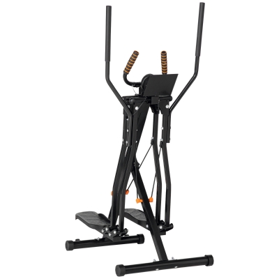HOMCOM Cyclette Ellittica a 4 Livelli di Resistenza con Schermo LCD