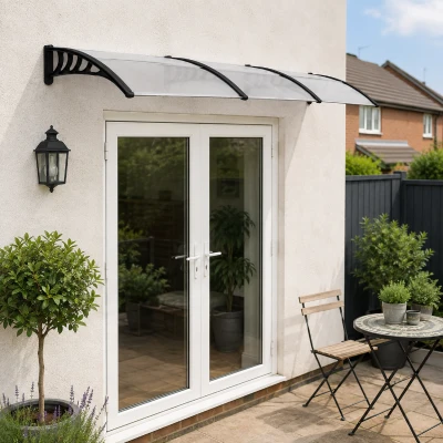 Outsunny Outdoor Awning Rain Shelter 303x96cm Clear