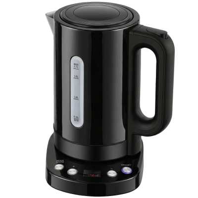 HOMCOM Electric Kettle 1.7L Fast Boil with LCD Black